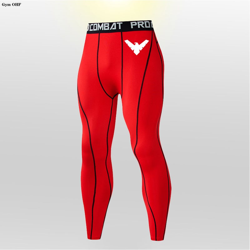 Fitness Training Men'S High Elastic Quick-Drying Compression Pants Gym Running Tights Basketball Leggings - Image 4